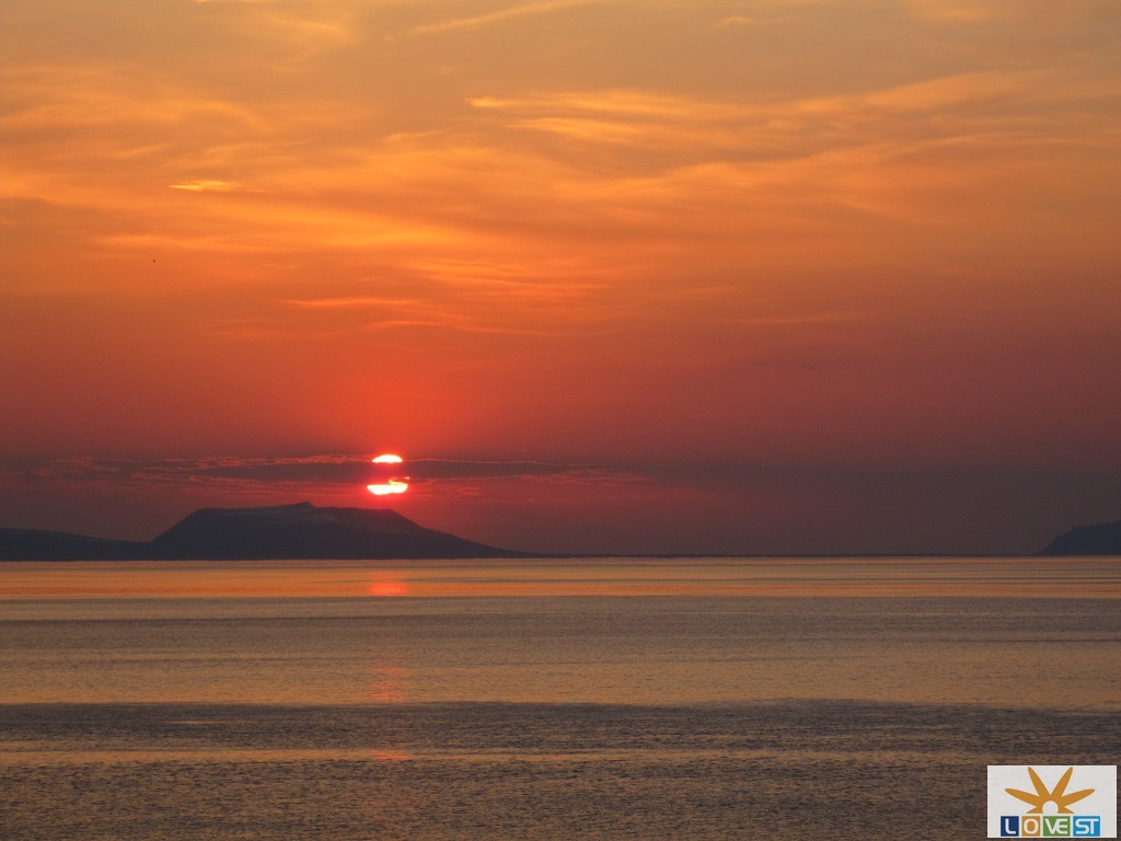 Rød himmel(Bilde)