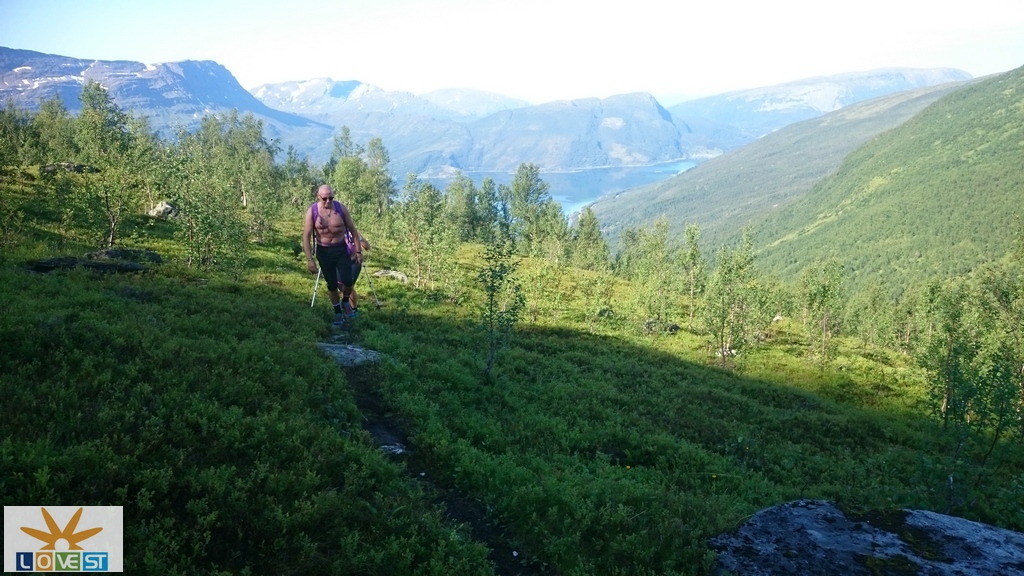 Ferdig med stigningen